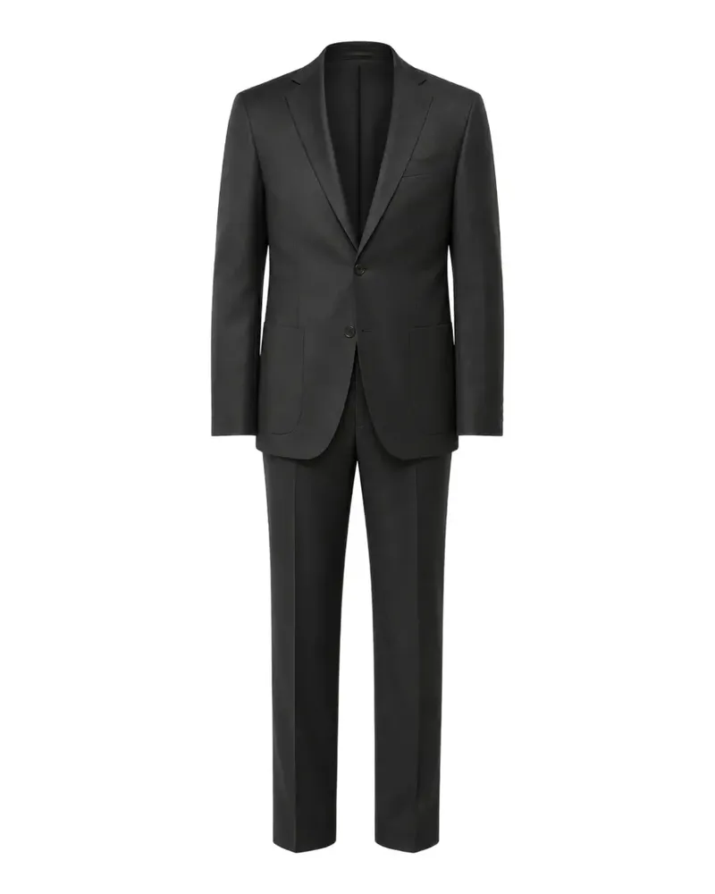 Corneliani Einreihiger Anzug - Schwarz Schwarz