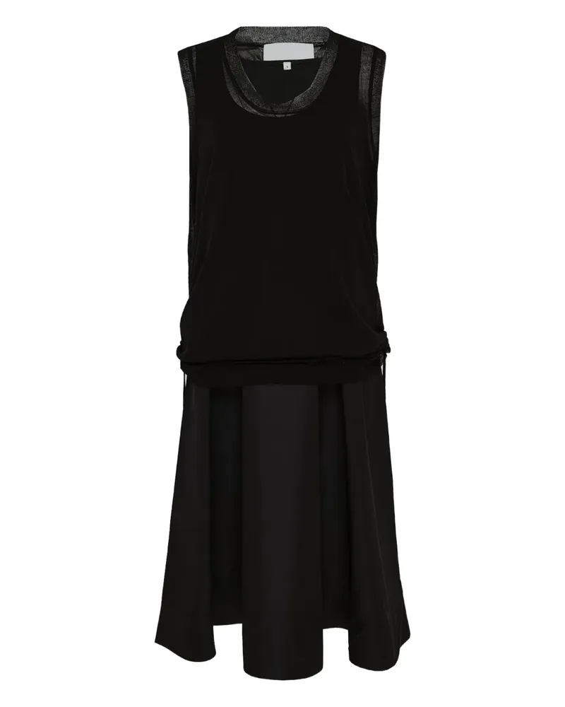 3.1 phillip lim Ärmelloses Kleid im Layering-Look - Schwarz Schwarz