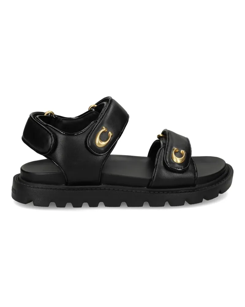 Coach Brynn logo-detail sandals - Schwarz Schwarz