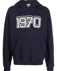 Kenzo Hoodie mit 1970-Print Blau