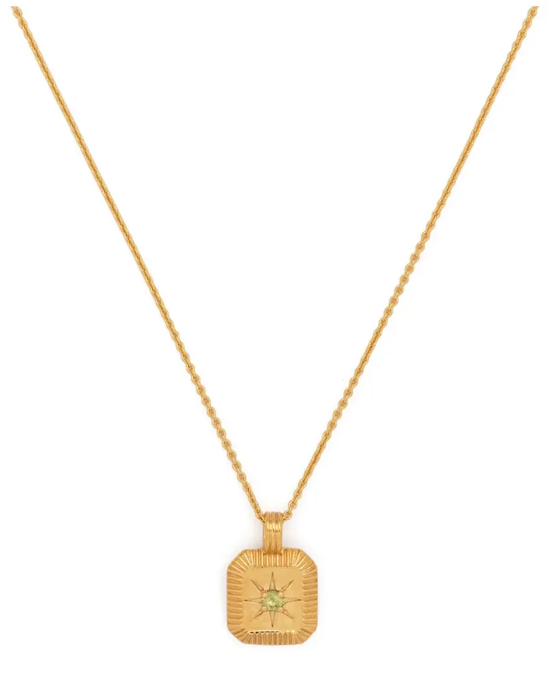 Missoma August Birthstone Halskette - Gold Gold