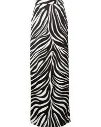 Nina Ricci Bleistiftrock mit Zebra-Print Schwarz