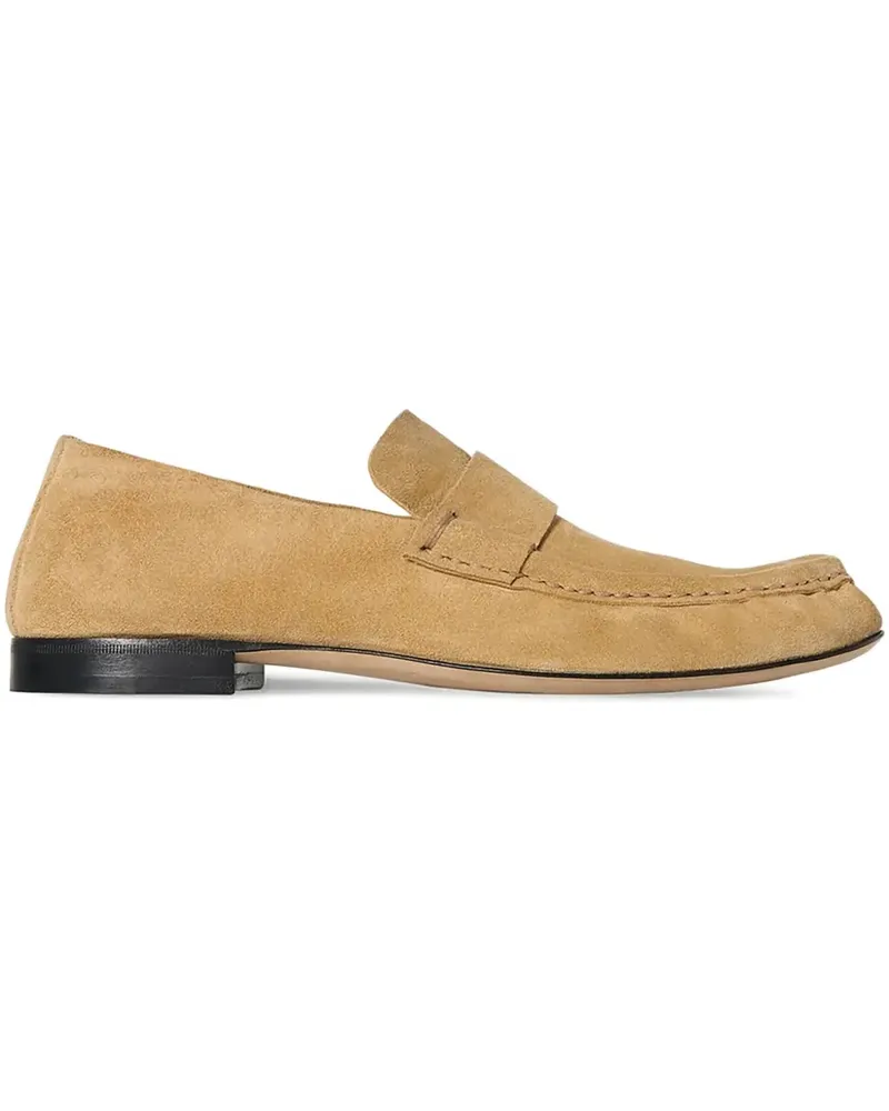 The Row Loafer aus Wildleder - Gelb Gelb