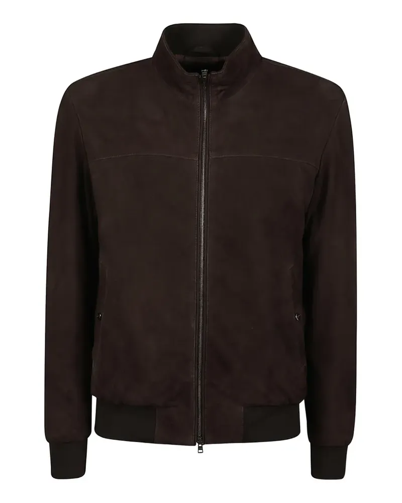 Herno Bomberjacke aus Wildleder - Braun Braun