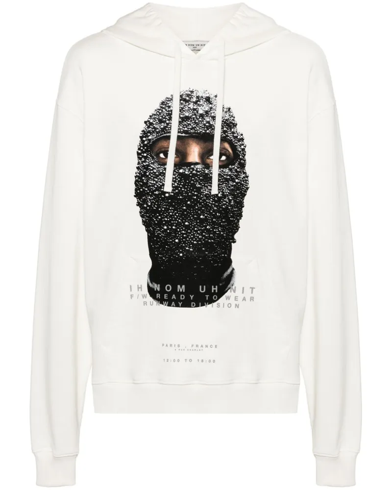 IH NOM UH NIT Future Mask Hoodie Weiß