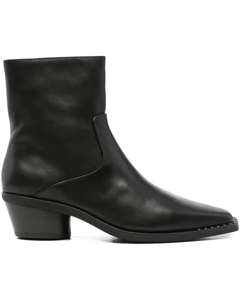 ash Hasley leather ankle boots - Schwarz Schwarz