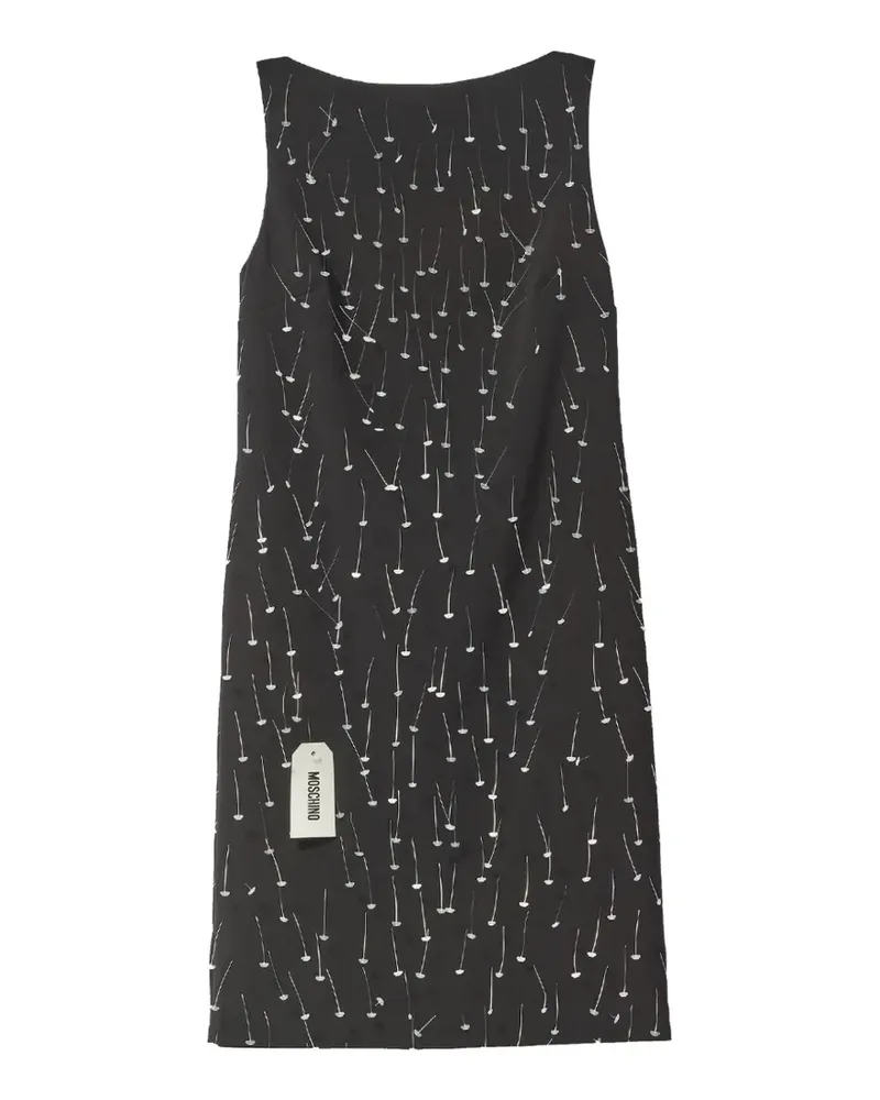 Moschino Midikleid im Layering-Look - Schwarz Schwarz