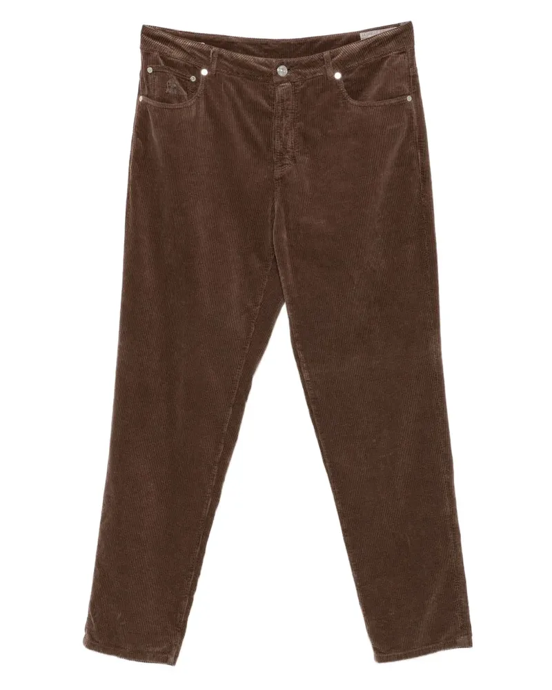 Brunello Cucinelli Hose aus Cord - Braun Braun