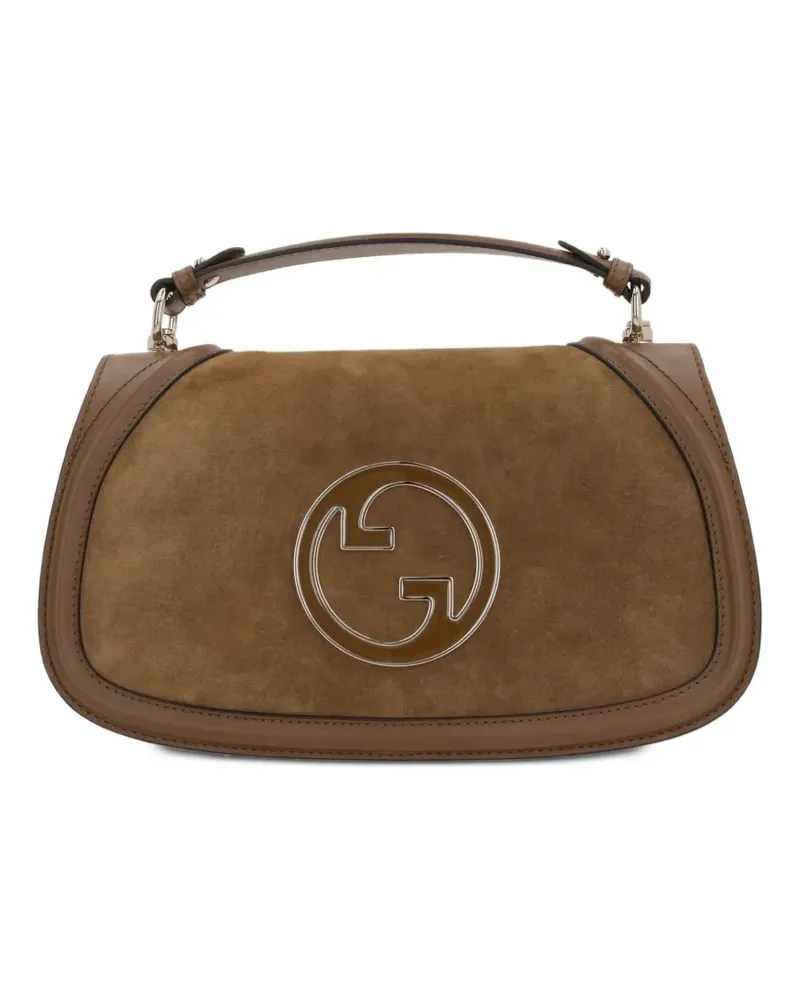 Gucci large Blondie Interlocking G cross body bag - Braun Braun