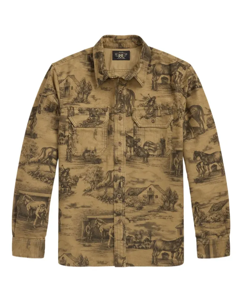 Ralph Lauren Hemd mit Print - Braun Braun
