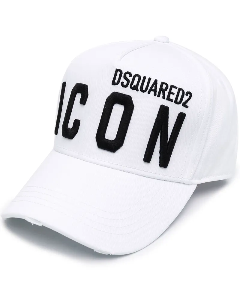 Dsquared2 Icon Baseballkappe - Weiß Weiß