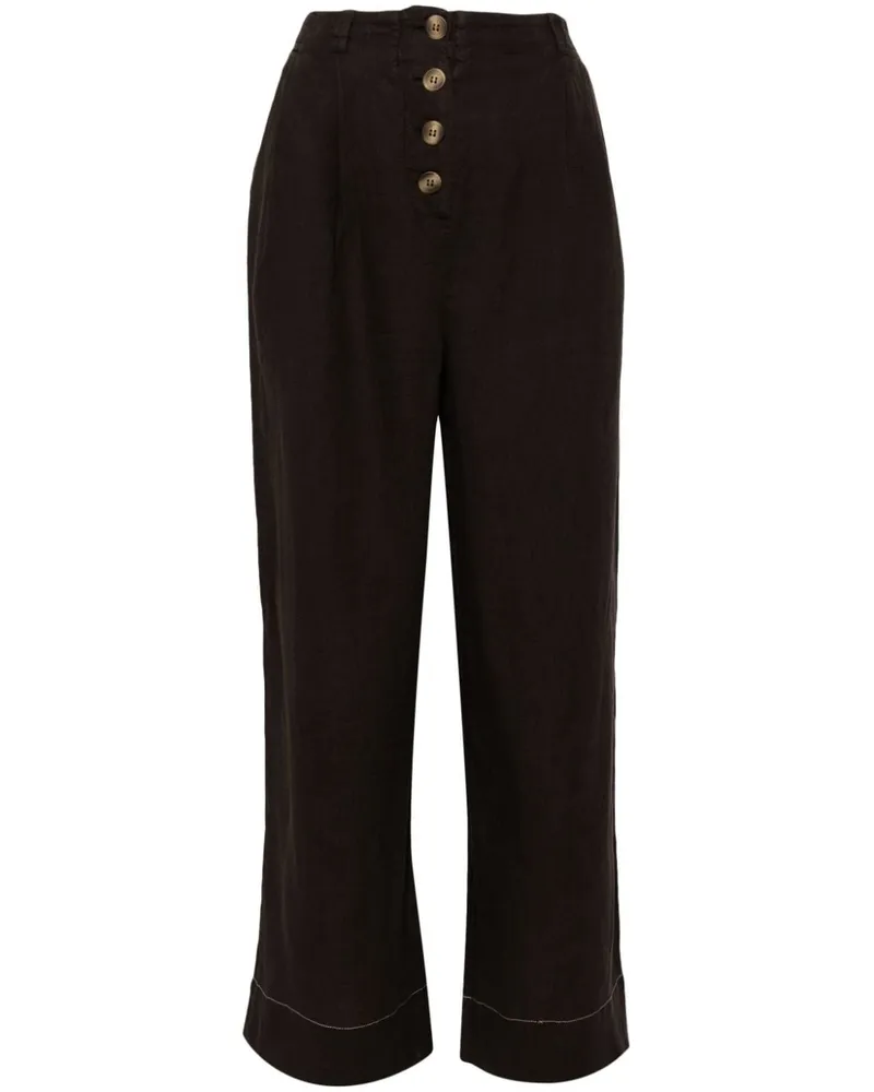 Alohas Zulu Leinenhose - Braun Braun