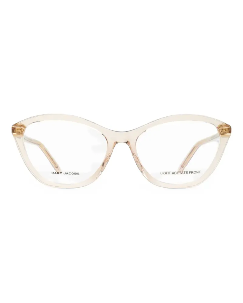 Marc Jacobs 707 Cat-Eye-Brille mit Logo - Nude Nude