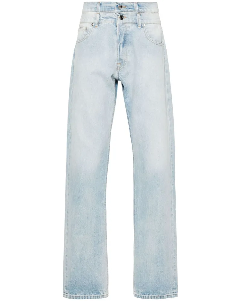 VTMNTS Straight-Leg-Jeans mit doppeltem Bund Blau