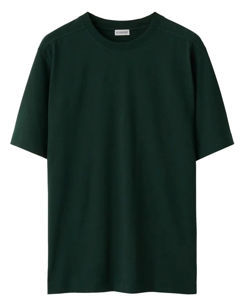 Burberry T-Shirt mit rundem Ausschnitt - Grün Grün