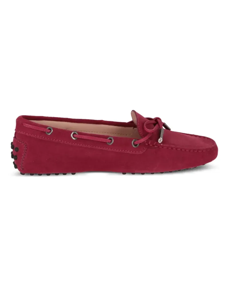 TOD'S Gommino bow-detail loafers - Rot Rot