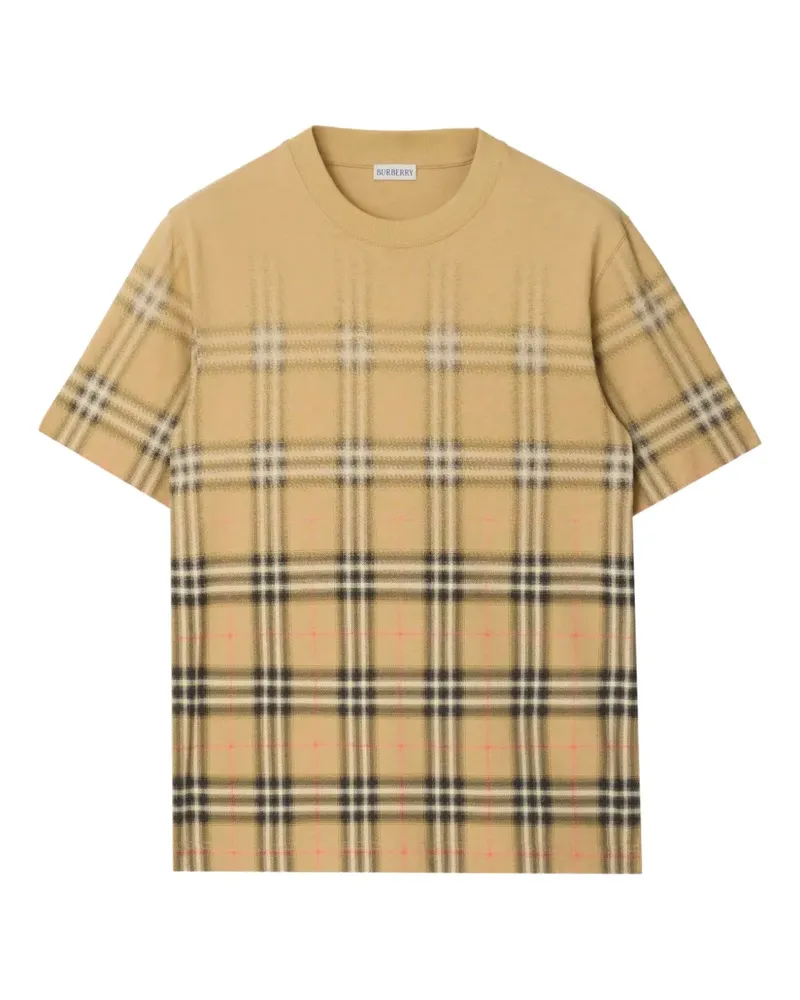 Burberry T-Shirt mit Farbverlauf-Optik - Nude Nude