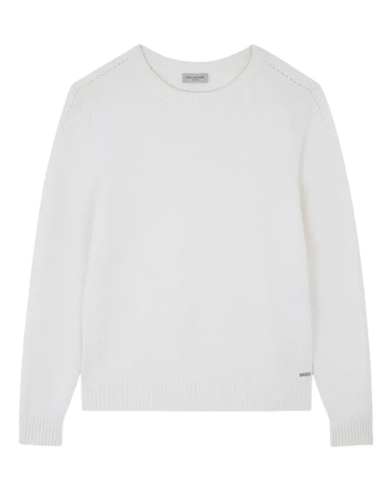Paul & Shark Pullover aus Merinowolle - Weiß Weiß