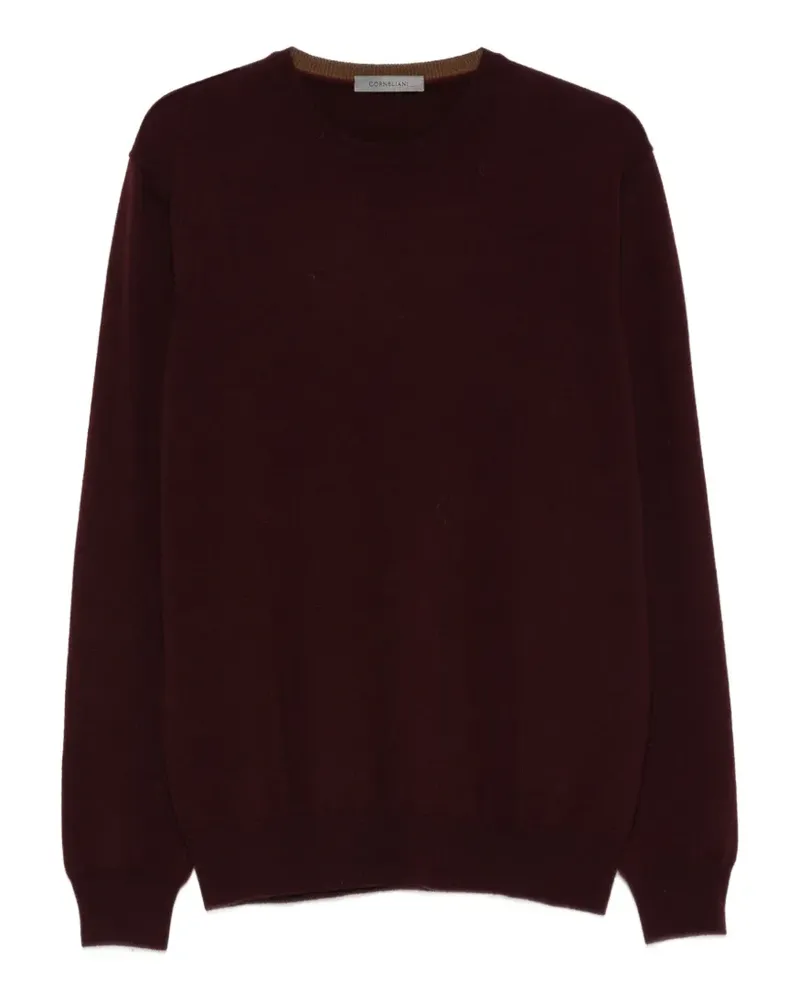 Corneliani Pullover mit Rundhalsausschnitt - Rot Rot