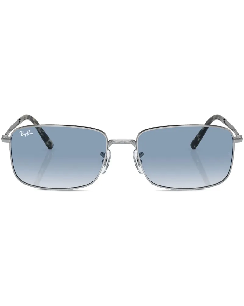 Ray Ban Eckige Sonnenbrille mit Farbverlaufgläsern - Silber Silber