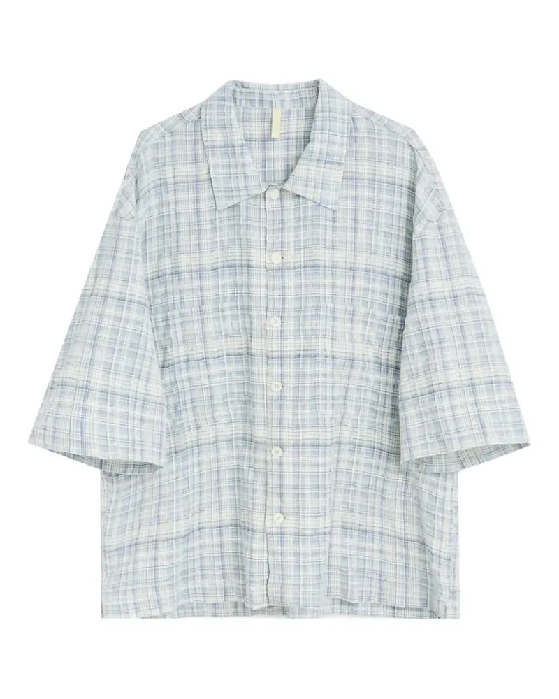 Sunflower Adam checked shirt - Blau Blau