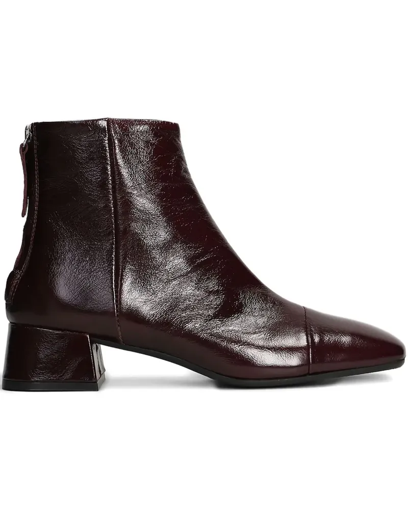 Carmens Rose Back zip-detail ankle boots - Rot Rot