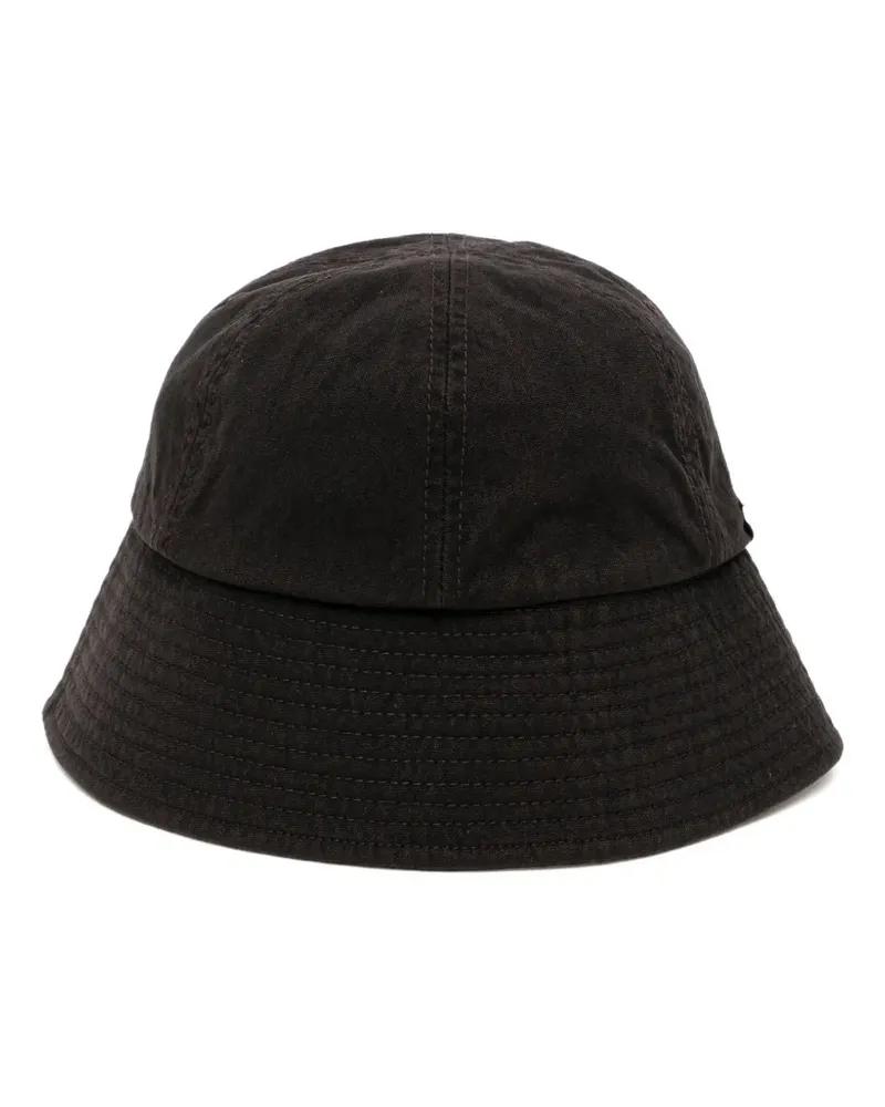 Comme des Garçons Fischerhut mit Logo-Patch - Schwarz Schwarz