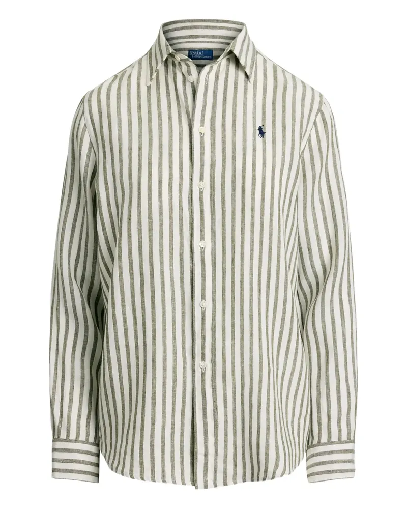 Ralph Lauren Gestreiftes Hemd - Grün Grün