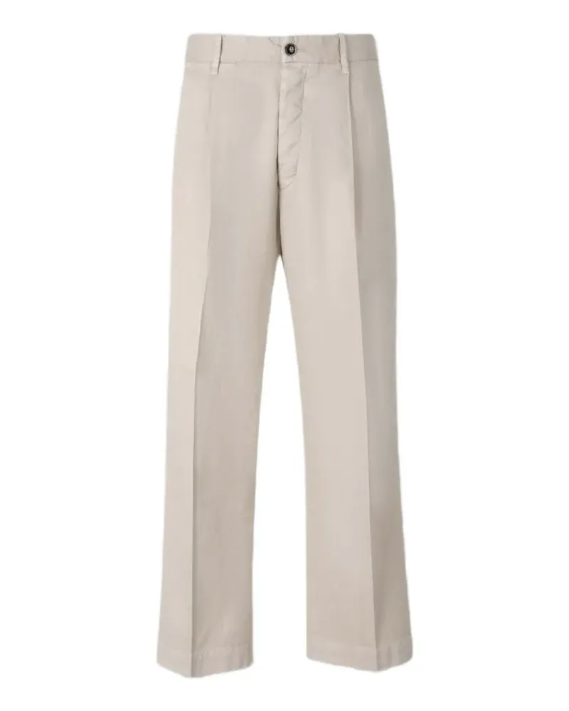 nine:inthe:morning straight-cut chino trousers - Nude Nude