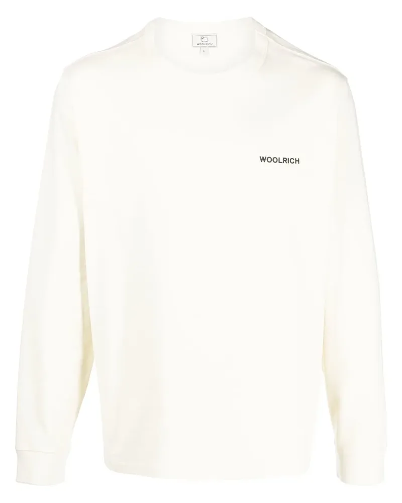 Woolrich T-Shirt mit Logo-Print - Nude Nude