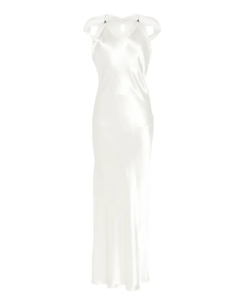 Patrizia Pepe V-neck maxi dress - Nude Nude