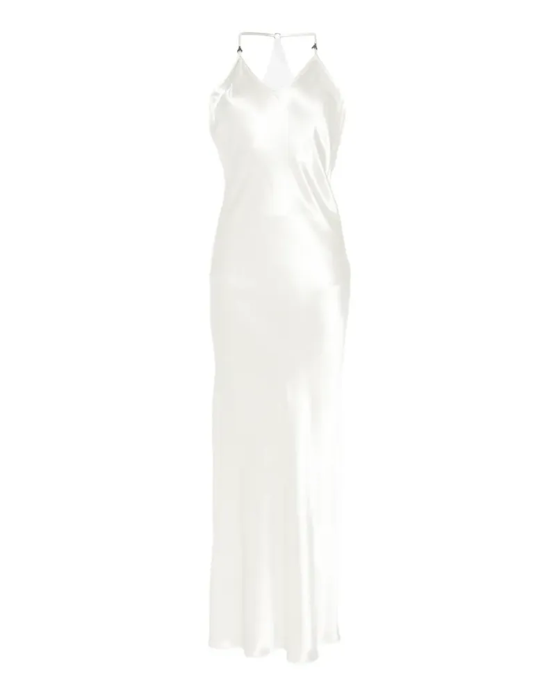 Patrizia Pepe V-neck maxi dress - Nude Nude