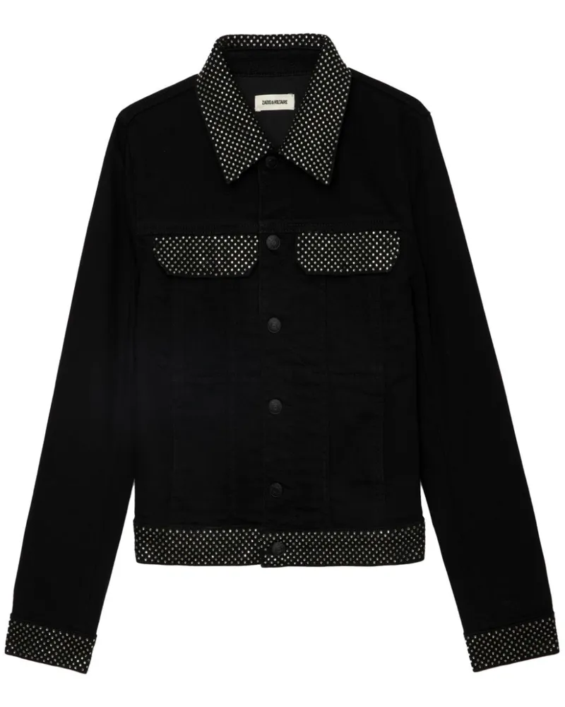 Zadig & Voltaire Kioky Jeansjacke - Schwarz Schwarz