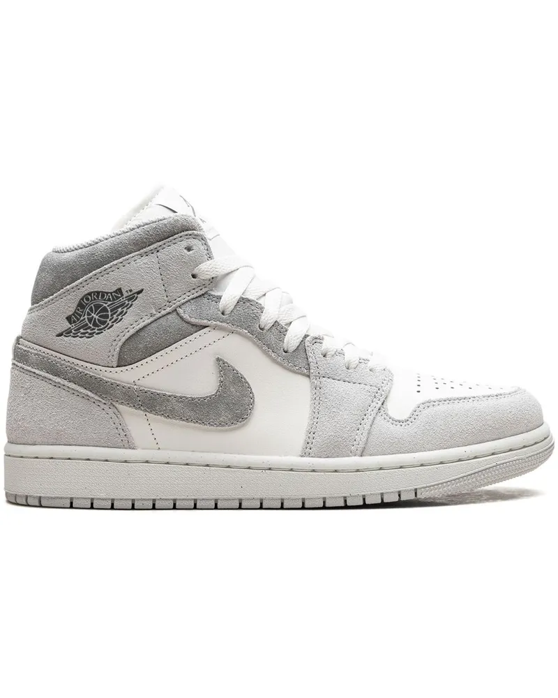 Jordan 1 Mid Neutral Grey Sail Sneakers - Grau Grau