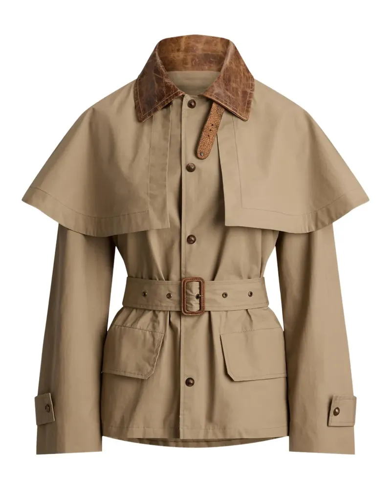 Ralph Lauren Brannigan Jacke mit Cape-Detail - Braun Braun