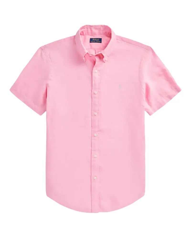 Ralph Lauren button-down short-sleeved shirt - Rosa Rosa