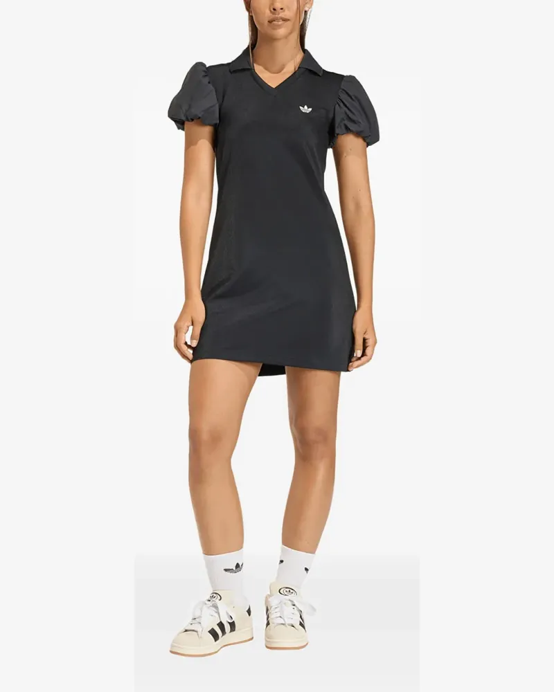 adidas Kleid mit weiten Ärmeln - Schwarz Schwarz