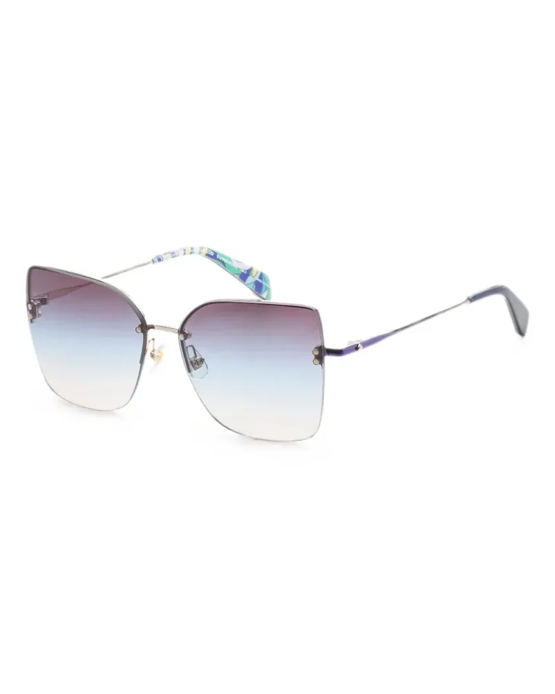 Kate Spade Ariella Sonnenbrille mit geometrischem Gestell - Blau Blau