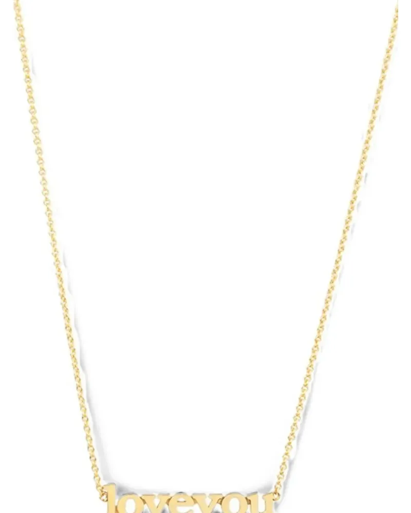 Jennifer Meyer Love You necklace - Gold Gold