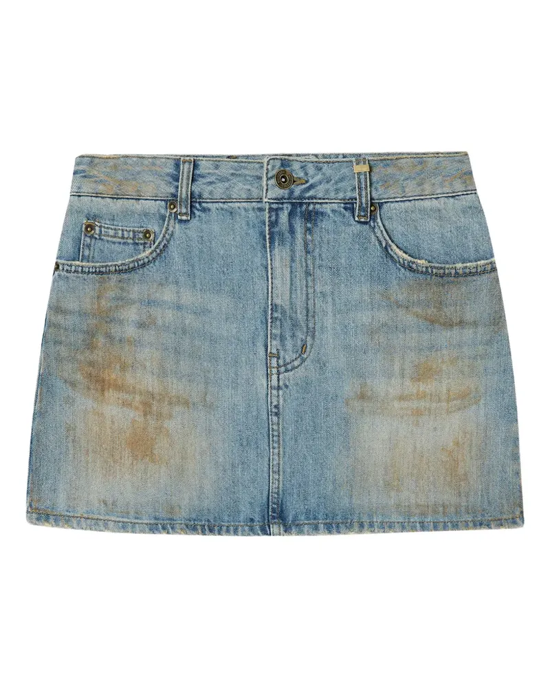 WE 11 DONE pocket mini skirt - Blau Blau