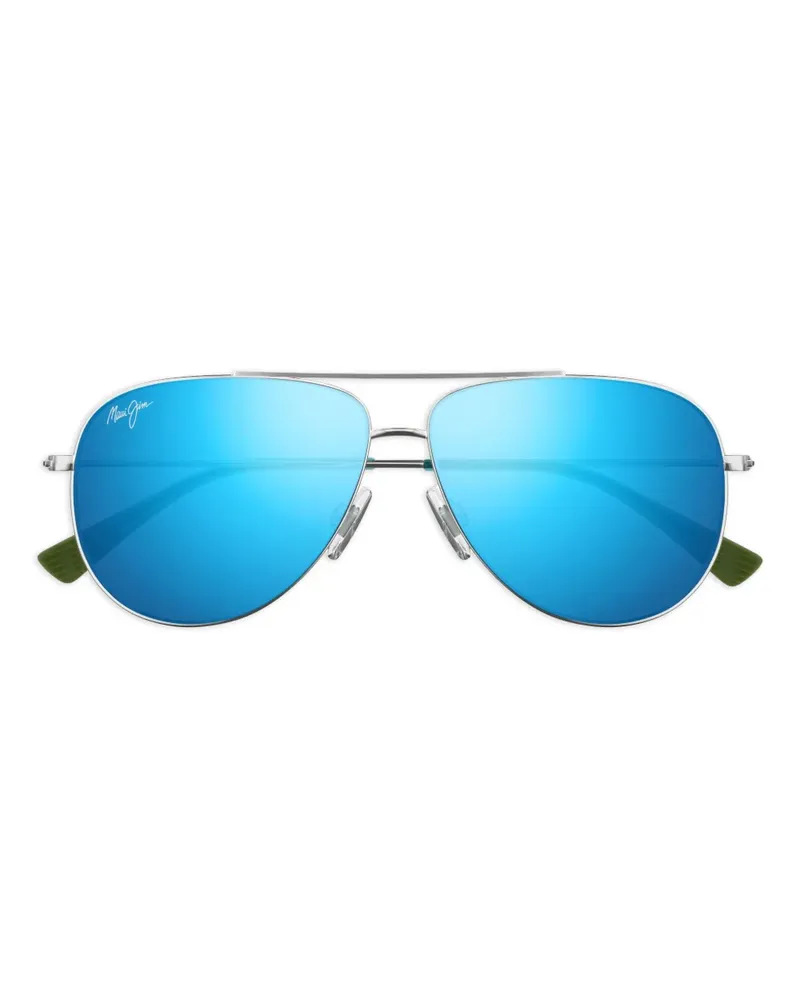 Maui Jim Hau'oli Sonnenbrille - Silber Silber