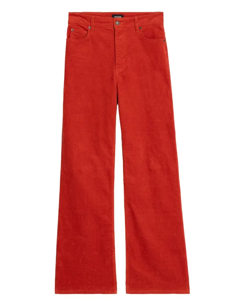 Zadig & Voltaire Evy Hose aus Cord - Rot Rot