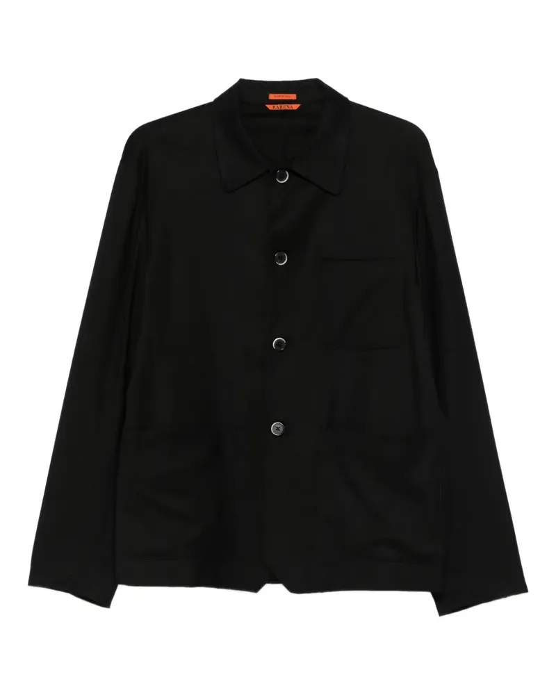 BARENA Hemdjacke mit Knöpfen - Schwarz Schwarz