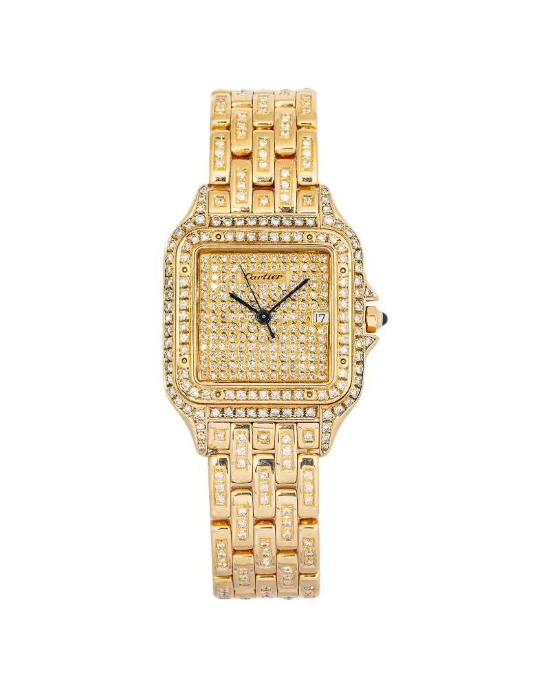 Cartier Panthere 18K yellow gold diamond 27mm Gold