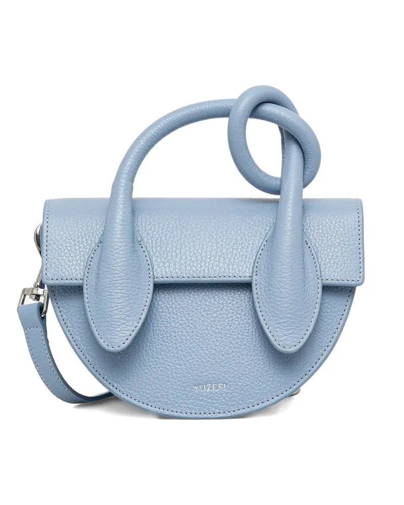 YUZEFI Pretzel knotted tote bag - Blau Blau
