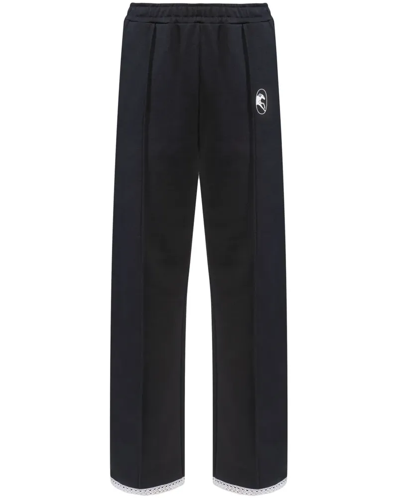 SLEEPER Jogginghose mit Logo-Print - Schwarz Schwarz