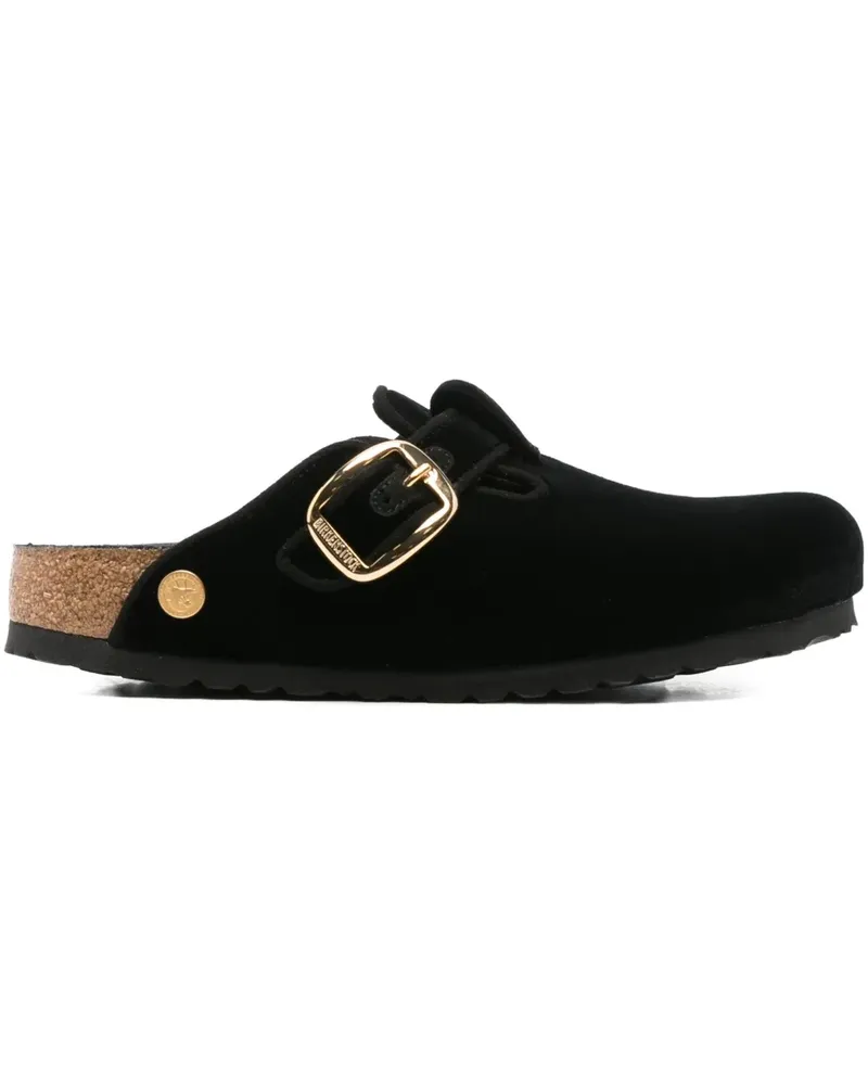 Birkenstock Boston Mules - Schwarz Schwarz