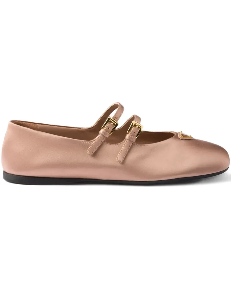 Prada Ballerinas aus Satin - Rosa Rosa