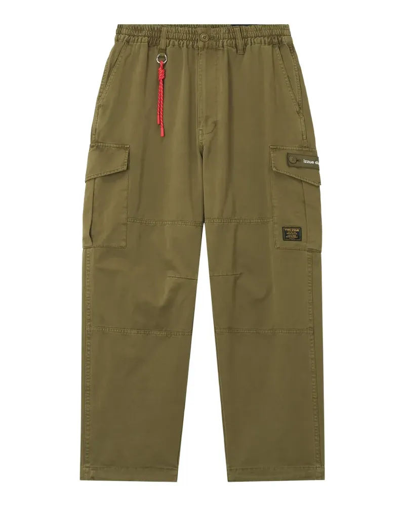 Izzue straight-leg cargo pants - Grün Grün