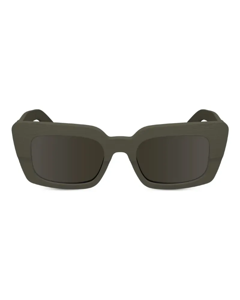 Calvin Klein Sonnenbrille mit eckigem Gestell - Braun Braun